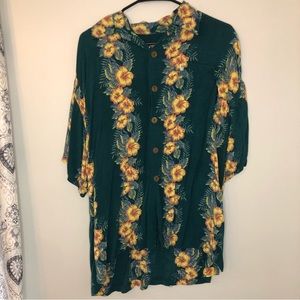 pineapple moon button up